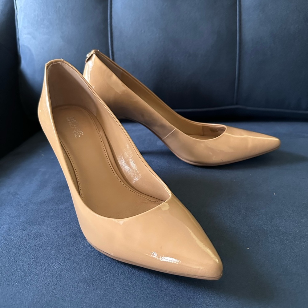 Tan Michael Kors Stilettos